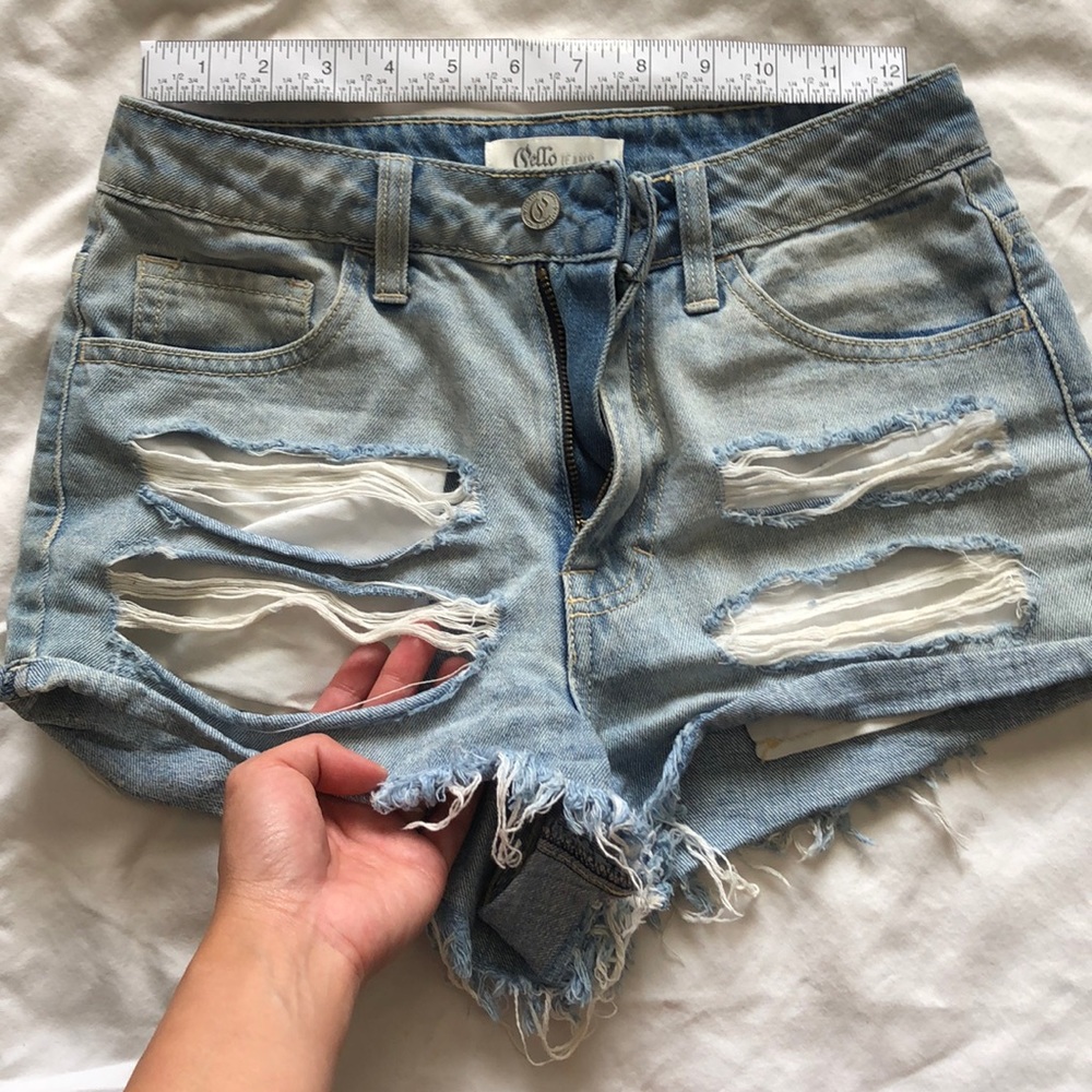 High waisted shorts